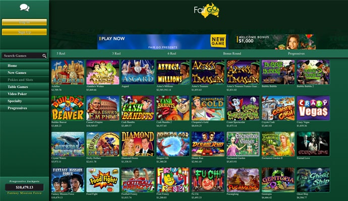 FairGO Aussie pokies online