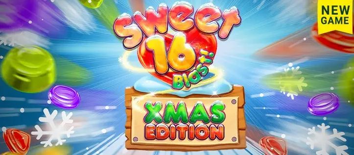 Unwrap sweet winnings in Sweet 16 Blast: Xmas Edition slot